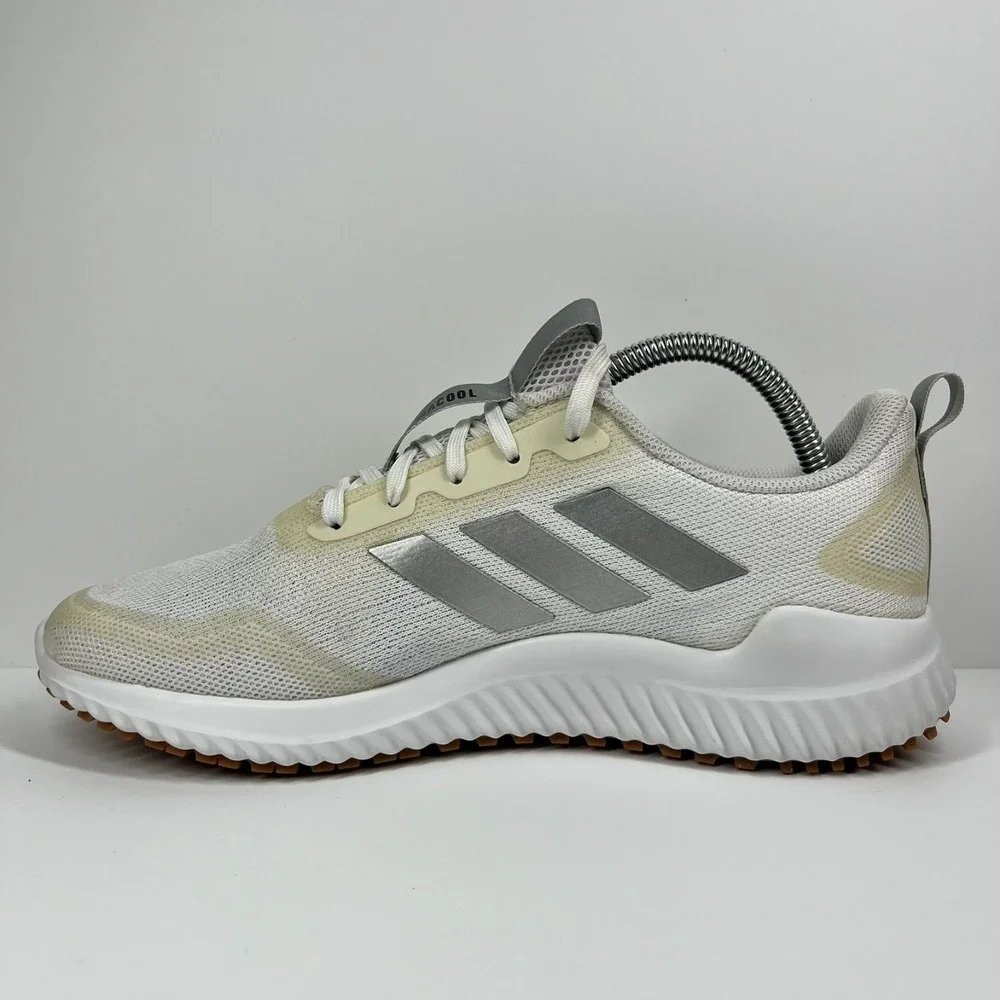 Adidas Edge Runner Shoes Men's Size 8 Climacool Athleisure White Cream Gum Soles